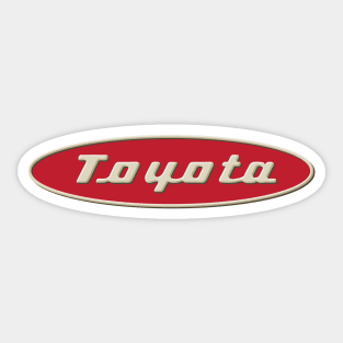 Vintage Toyota Land Cruiser Emblem Sticker